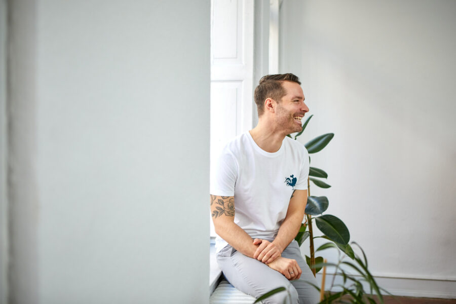 Freelancer-Porträt eines Kreativberaters für seine persönliche Website